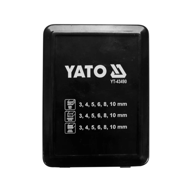 Набор сверл универсальных Yato 18 шт (5906083084713)