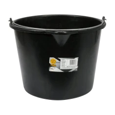 Відро будівельне з носиком Vorel 16 л Black (5906083084737)
