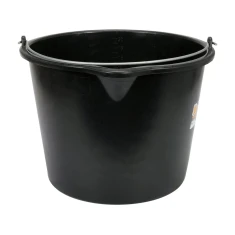 Відро будівельне з носиком Vorel 20 л Black (5906083084744)