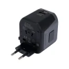 Універсальний дорожній адаптер для понад Yato 150 країн з зарядкою 2x USB 5V/2.4A (5906083084966)