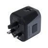 Універсальний дорожній адаптер для понад Yato 150 країн з зарядкою 2x USB 5V/2.4A (5906083084966)