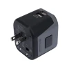 Універсальний дорожній адаптер для понад Yato 150 країн з зарядкою 2x USB 5V/2.4A (5906083084966)