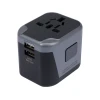 Універсальний дорожній адаптер для понад Yato 150 країн з зарядкою 2x USB 5V/2.4A (5906083084966)