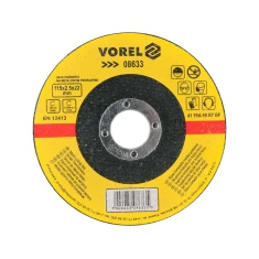 Диск відрізний по металу Vorel 115x2,5x22 мм (5906083086335)