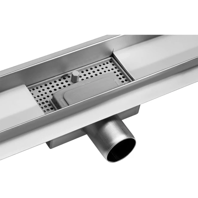 Лінійний трап для душу FALA Wet&Dry White Glass 80 см (5906083086687)