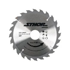Диск пильний з твердосплавними напайками Sthor 160x24x30 мм (5906083088209)