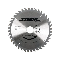 Диск пильний з твердосплавними напайками Sthor 184x40x30 мм (5906083088278)