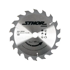 Диск пильний з твердосплавними напайками Sthor 185x18x20 мм (5906083088285)