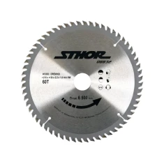 Диск пильний з твердосплавними напайками Sthor 210x60x30 мм (5906083088322)