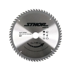 Диск пильний з твердосплавними напайками Sthor 250x60x30 мм (5906083088353)