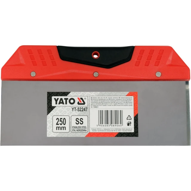 Шпатель нержавіючий Yato 250 мм (5906083089060)
