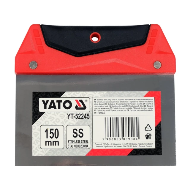 Шпатель нержавіючий Yato 150 мм (5906083089084)