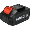 Набір шліфмашин Yato 18V кутова 125 мм + пряма з акумулятором 4 Ah (5906083089824)
