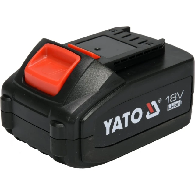 Набір шліфмашин Yato 18V кутова 125 мм + пряма з акумулятором 4 Ah (5906083089824)