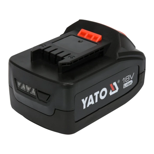 Набір шліфмашин Yato 18V кутова 125 мм + пряма з акумулятором 4 Ah (5906083089824)