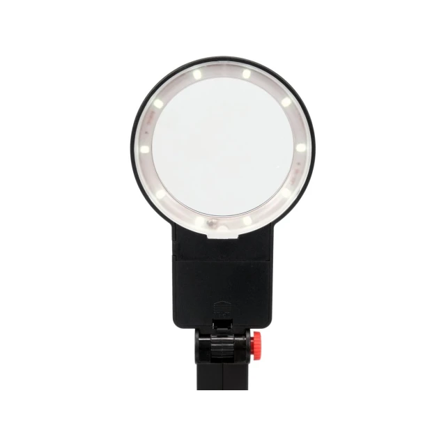 Тримач третя рука з подвійною лупою Yato з LED-підсвічуванням (5906083090837)