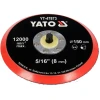 Тарілка шліфувальна Yato 150 мм з липучкою 5/16 (5906083092251)