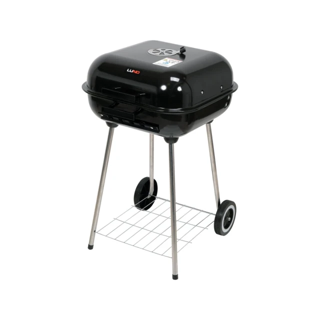 Гриль вугільний з кришкою решітка LUND 45x40 см (5906083093234)