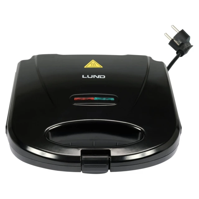 Сендвічниця LUND 750 Вт плита 21,5x12,5 см Black (5906083096044)