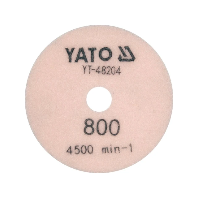 Диск алмазний для шліфування керамограніту Yato 100 мм зерно 800 (5906083096907)