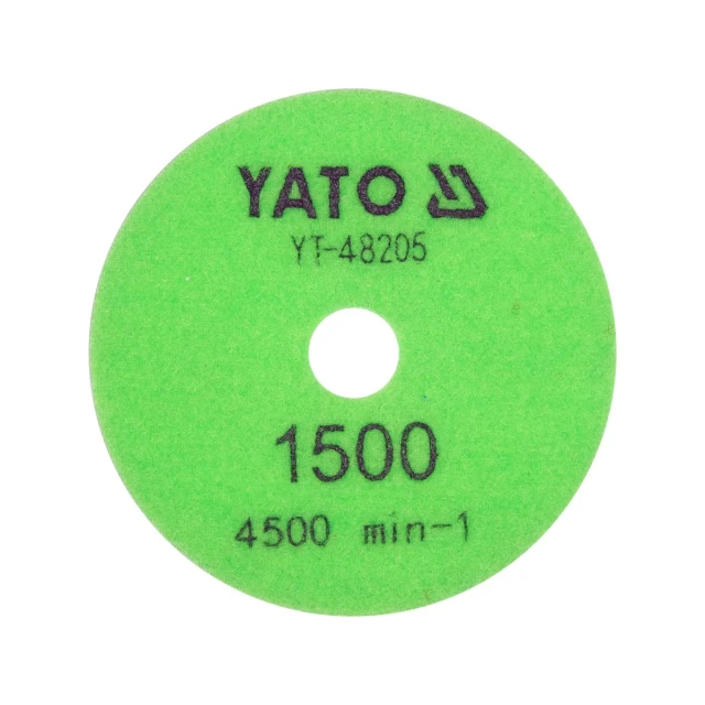 Диск алмазний для шліфування керамограніту Yato 100 мм зерно 1500 (5906083096914)