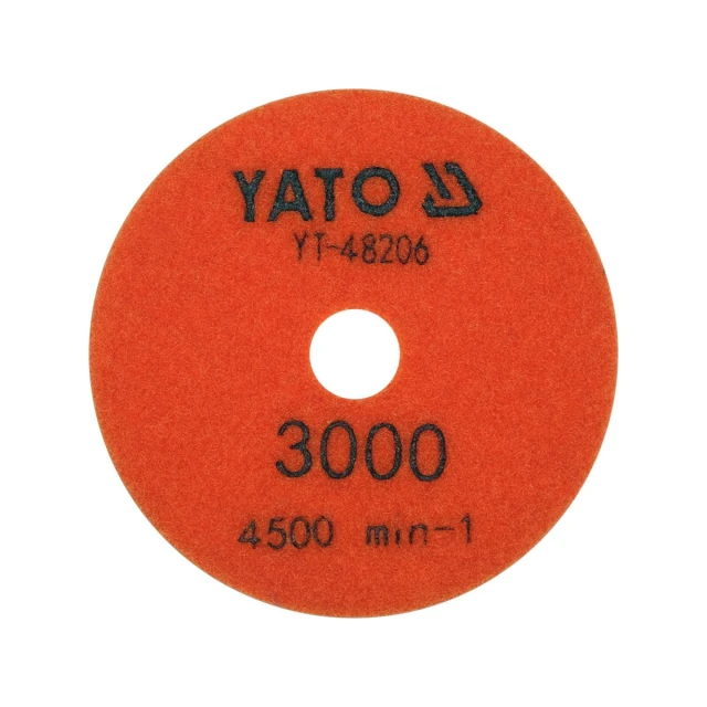 Диск алмазний для шліфування керамограніту Yato 100 мм зерно 3000 (5906083096921)