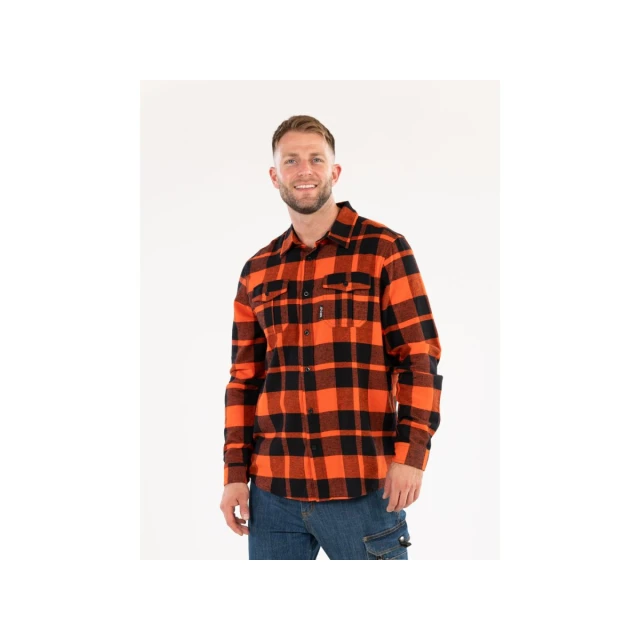 Сорочка фланелева Yato S Red (5906083097850)