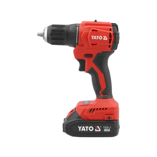 Дриль-шуруповерт Yato 18V 45 Nm з двома акумуляторами 2 Ah (5906083099373)