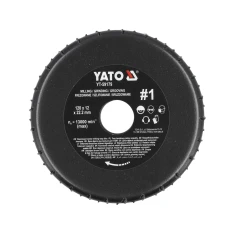Фреза-рашпіль торцевий Yato 120x12 мм для кутової шліфмашини (5906083099571)