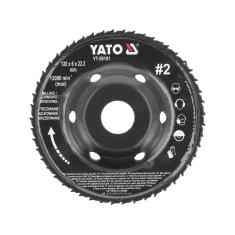 Фреза опукла Yato 120x6 мм №2 для кутової шліфмашини (5906083099595)