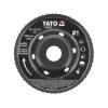 Фреза-рашпіль опуклий Yato 120x12 мм №1 для кутової шліфмашини (5906083099601)
