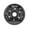 Фреза-рашпіль опуклий Yato 120x12 мм №2 для кутової шліфмашини (5906083099618)