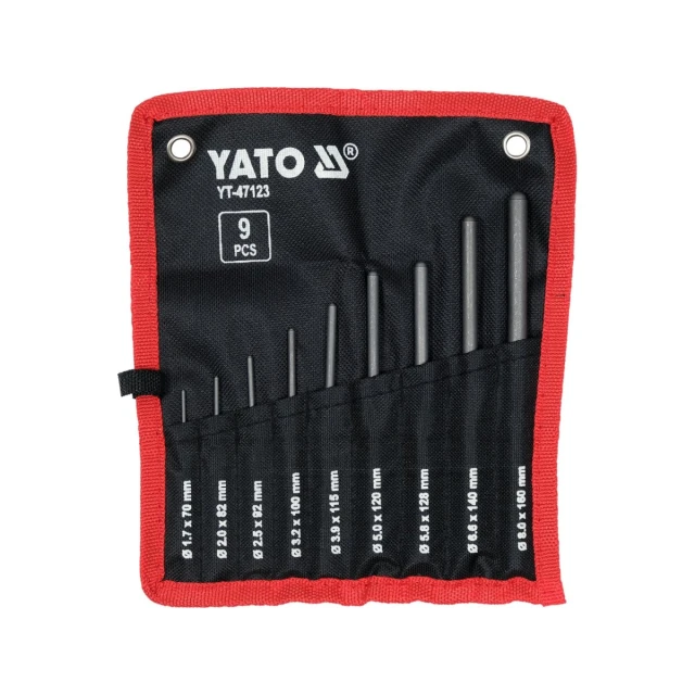 Набор параллельных шаровых выбойников Yato 9 шт (5906083099724)