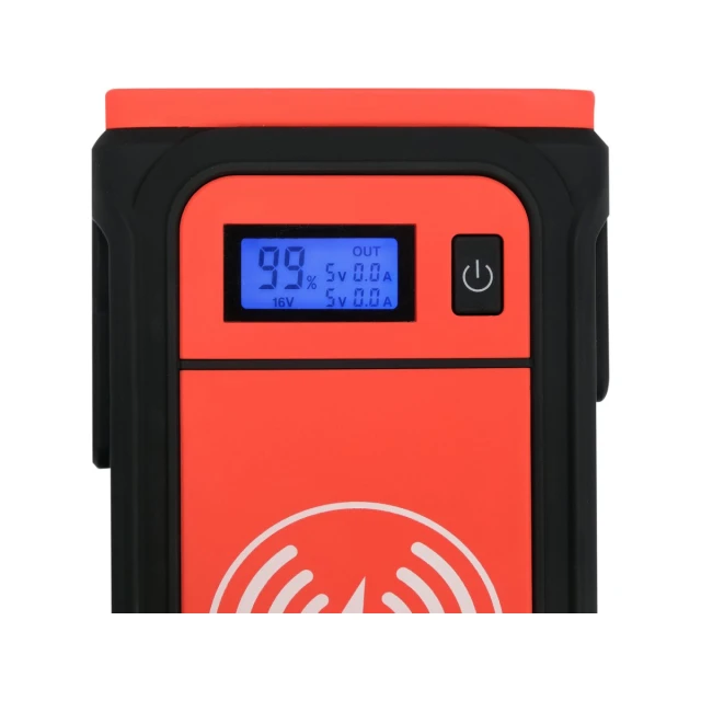 Пусковое устройство Yato 16000 mAh с дисплеем LCD и беспроводной зарядкой (5906083099755)