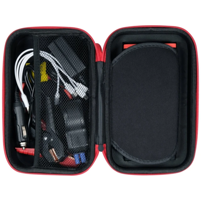 Пусковое устройство Yato 16000 mAh с дисплеем LCD и беспроводной зарядкой (5906083099755)