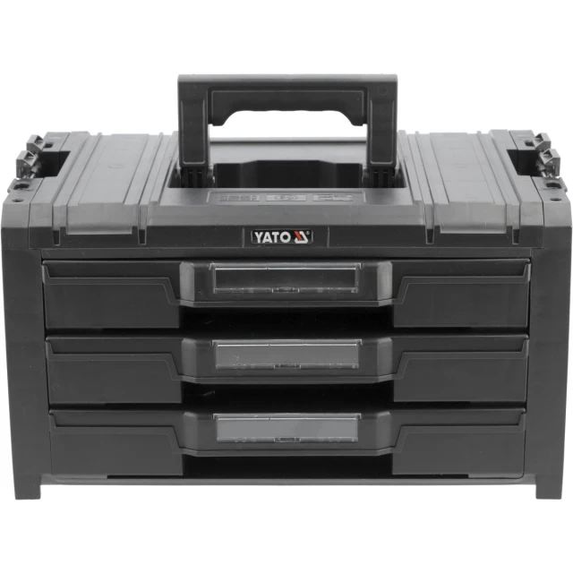 Скринька системна модульна з трьома шухлядами Yato T3 S12 (5906083103018)