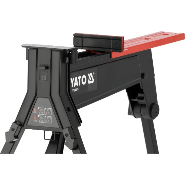 Мобильные тиски ножные Yato 955 мм (5906083103155)