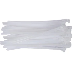 Стяжка кабельна Yato 7,6x200 мм 50 шт White (5906083105579)