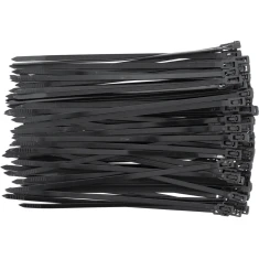 Стяжки кабельні багаторазові Yato 4,8x200 мм 100 шт Black (5906083105647)