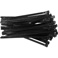 Стяжка кабельна Yato 7,6x200 мм 50 шт Black (5906083105661)