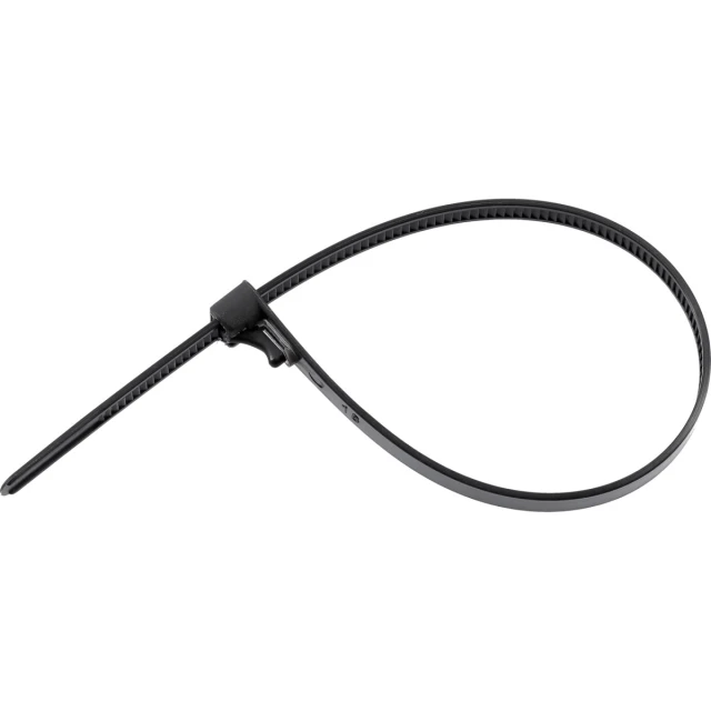 Стяжка кабельна Yato 7,6x250 мм 50 шт Black (5906083105678)