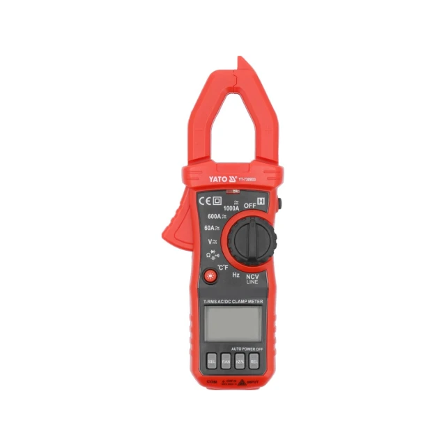 Струмовимірювальні кліщі Yato True RMS AC/DC 10mA-1000A (5906083105777)