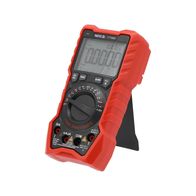 Мультиметр цифровой Yato True RMS AC+DC LCD 25000 (5906083105814)