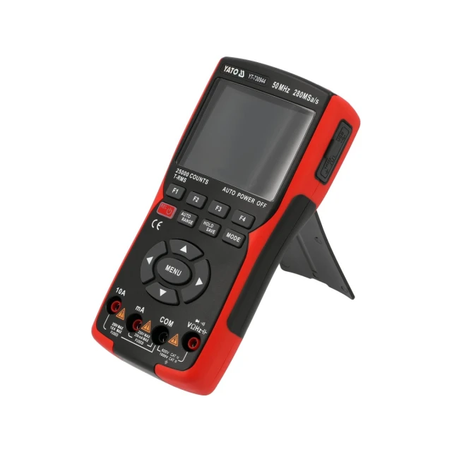 Осцилограф-мультиметр-генератор Yato 3 в 1 280 MSa/s 50 MHz (5906083105821)