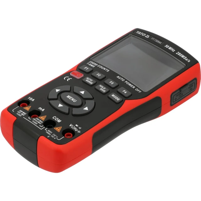Осцилограф-мультиметр-генератор Yato 3 в 1 280 MSa/s 50 MHz (5906083105821)