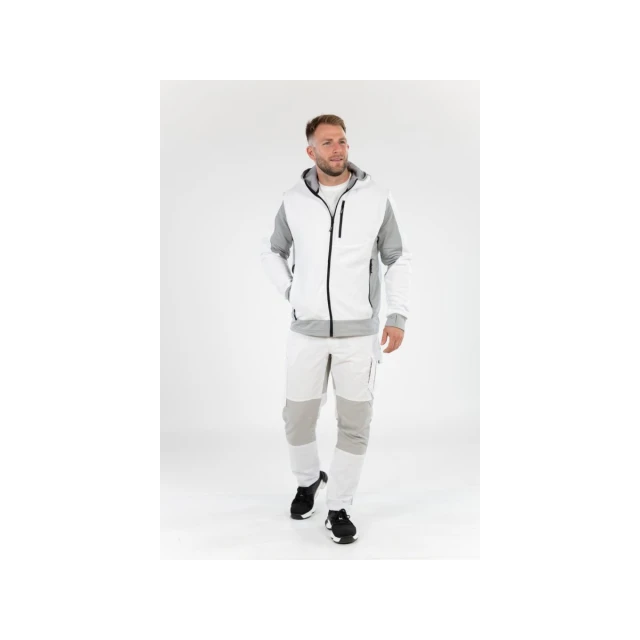 Робочі штани Yato 4-Way Stretch Serwal White розмір S (5906083106965)