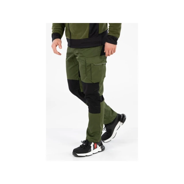 Робочі штани Yato 4-Way Stretch Serwal S Green (5906083107085)