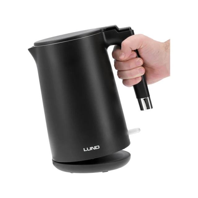 Електрочайник LUND 1,5 л Cool Touch Black (5906083107467)