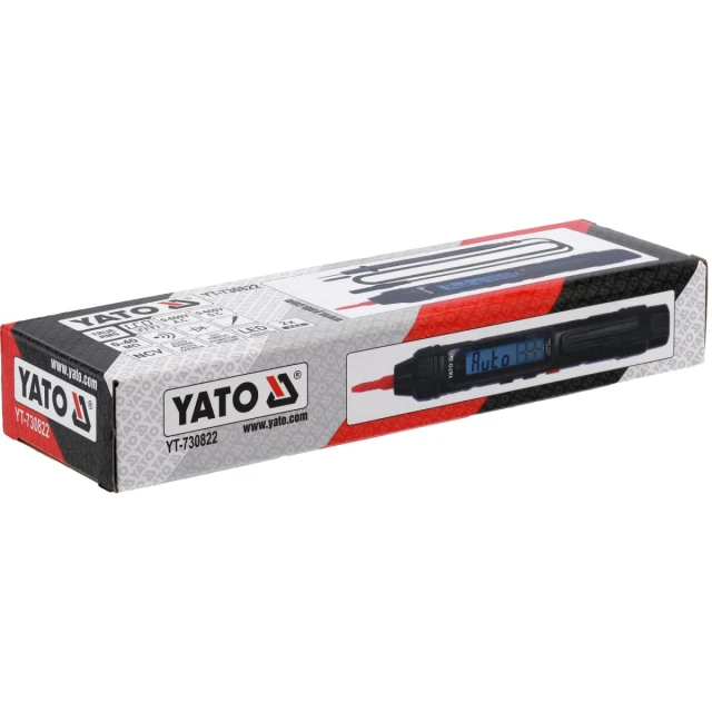 Мультиметр цифровой Yato Smart автоматический LCD 4000 (5906083107610)