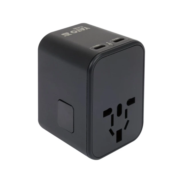 Адаптер дорожный для более Yato 150 стран USB-C PD 65 Вт (5906083107627)